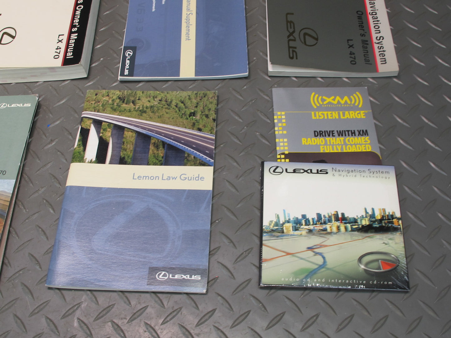 2006 Lexus J100 LX470 Owners Operator Book Manual Guide Set W/ Case Set