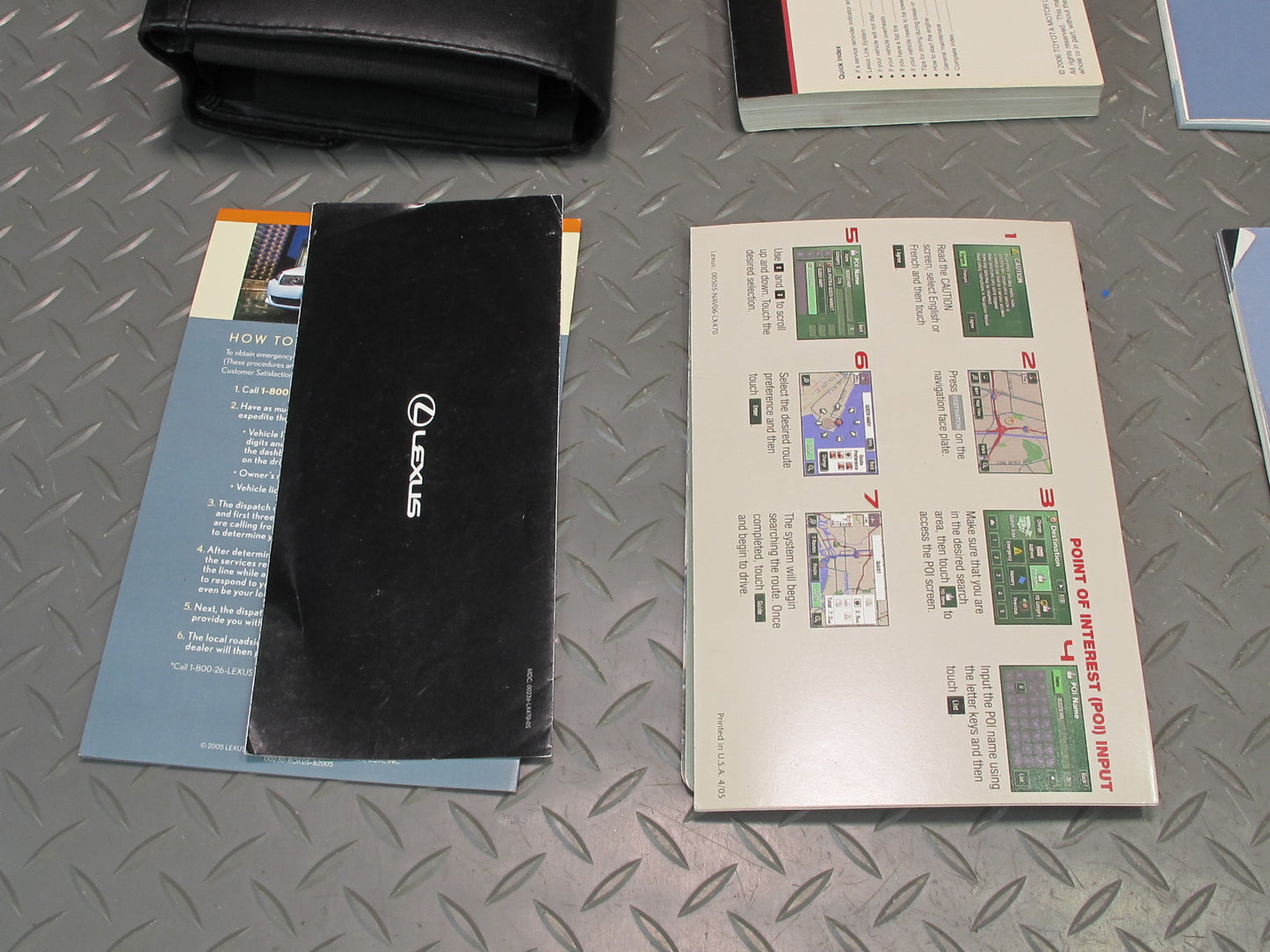 2006 Lexus J100 LX470 Owners Operator Book Manual Guide Set W/ Case Set