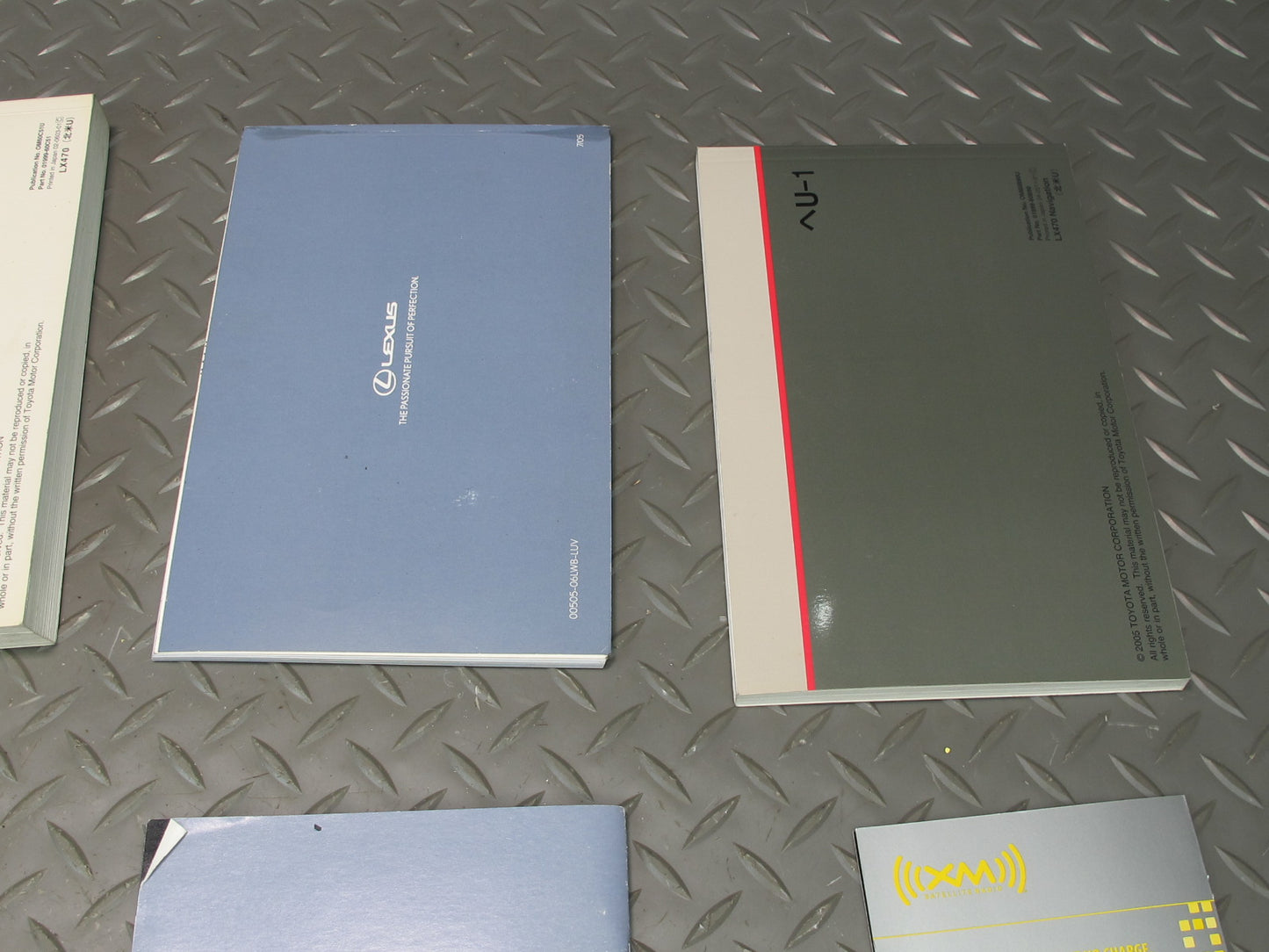 2006 Lexus J100 LX470 Owners Operator Book Manual Guide Set W/ Case Set