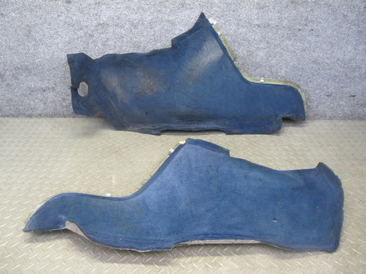 82-85 Mercedes W123 300D 240D Center Console Left & Right Side Trim Blue Set OEM