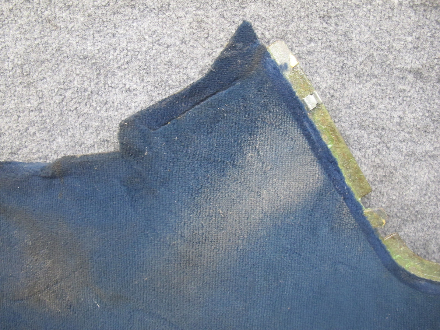 82-85 Mercedes W123 300D 240D Center Console Left & Right Side Trim Blue Set OEM
