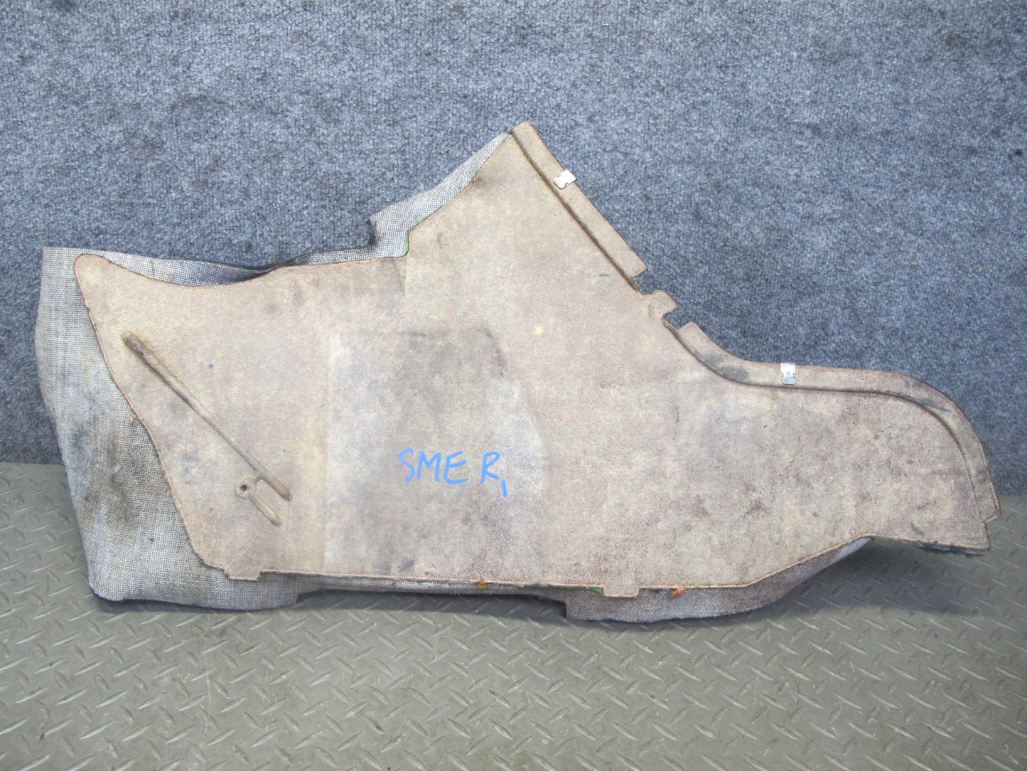82-85 Mercedes W123 300D 240D Center Console Left & Right Side Trim Blue Set OEM