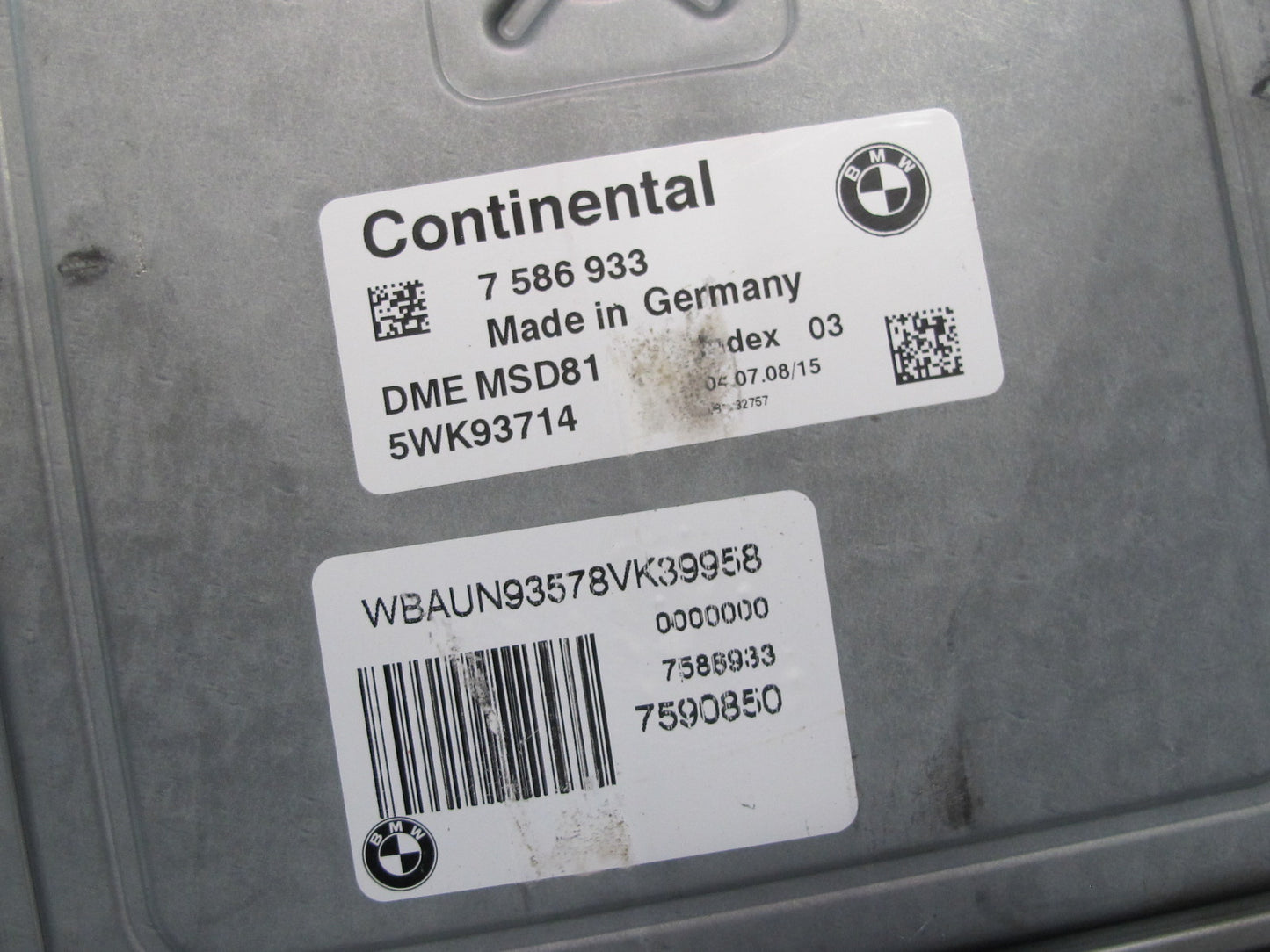 2008 BMW E82 E88 135i ECM ECU CAS Speedo Ignition Door Glove Trunk Lock KEY Set