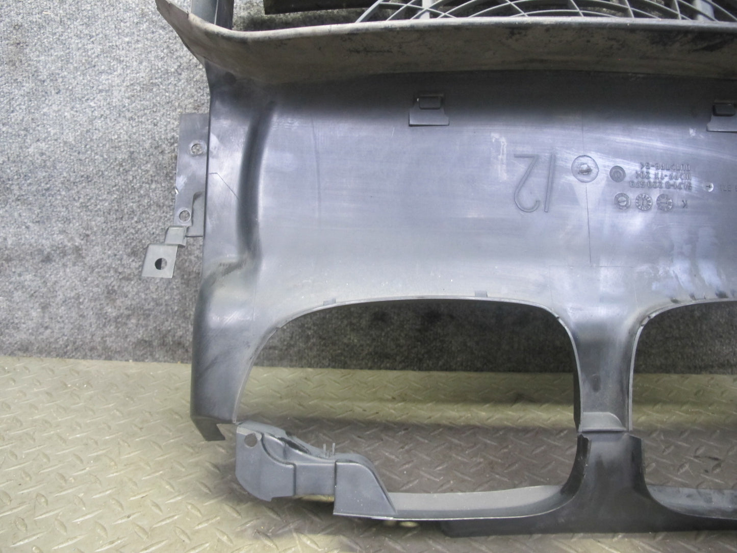 01-03 BMW E46 330ci Coupe Convert Front Radiator Air Duct Panel 8268371 OEM