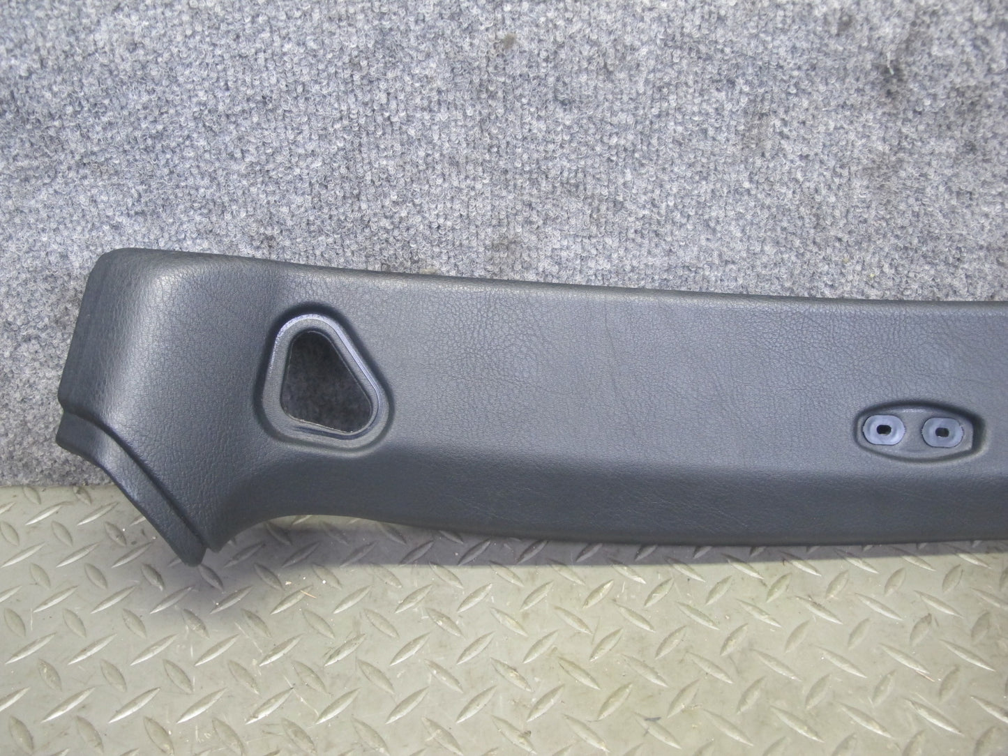 01-06 BMW E46 330ci Convertible Front Upper Headliner Trim Cover Panel Black OEM