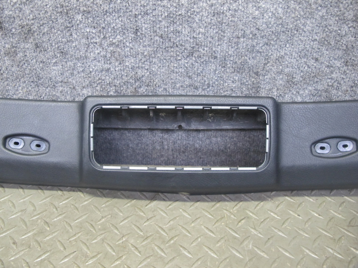 01-06 BMW E46 330ci Convertible Front Upper Headliner Trim Cover Panel Black OEM