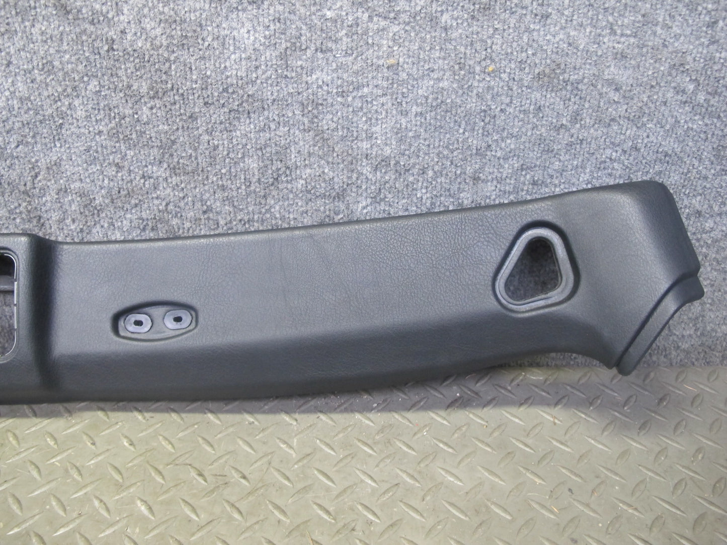 01-06 BMW E46 330ci Convertible Front Upper Headliner Trim Cover Panel Black OEM