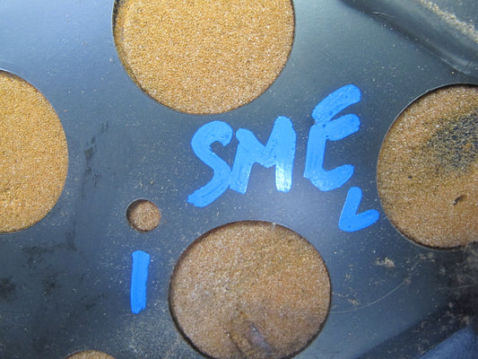 82-85 Mercedes W123 Sedan Left & Right B Pillar Upper Trim Panel Blue Set OEM