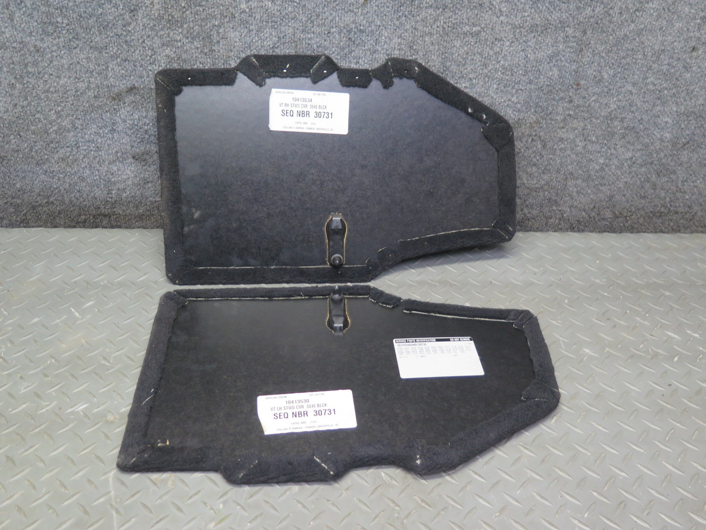 98-04 Chevrolet Corvette C5 Targa Floor MAT Trunk Liner Carpet Cover Set OEM