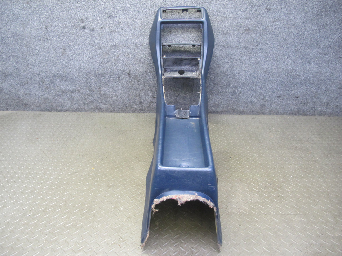 82-85 Mercedes W123 300D 240D Center Console Trim Panel Cover Blue OEM