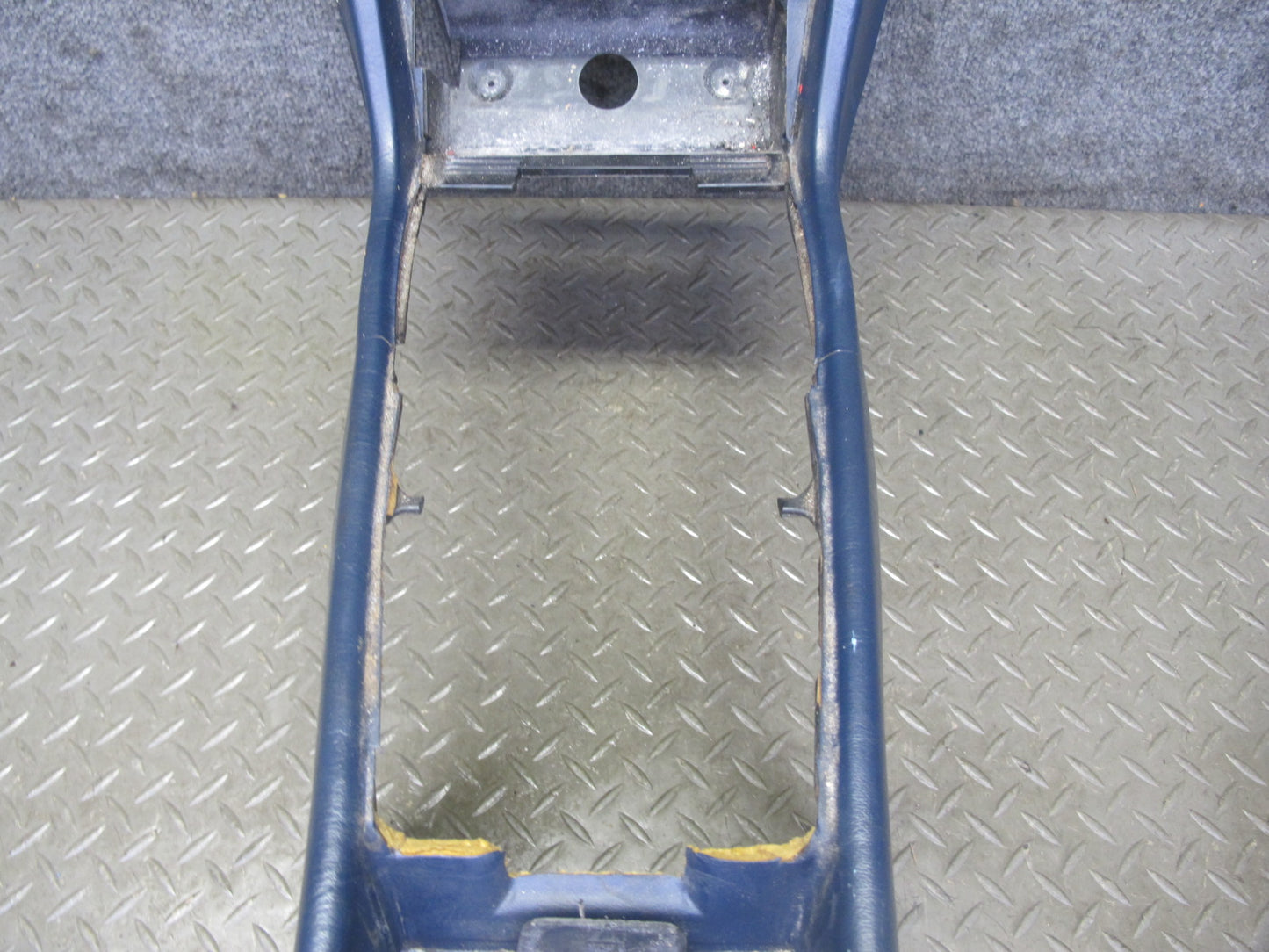 82-85 Mercedes W123 300D 240D Center Console Trim Panel Cover Blue OEM