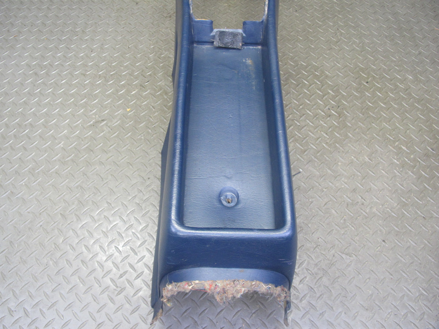 82-85 Mercedes W123 300D 240D Center Console Trim Panel Cover Blue OEM