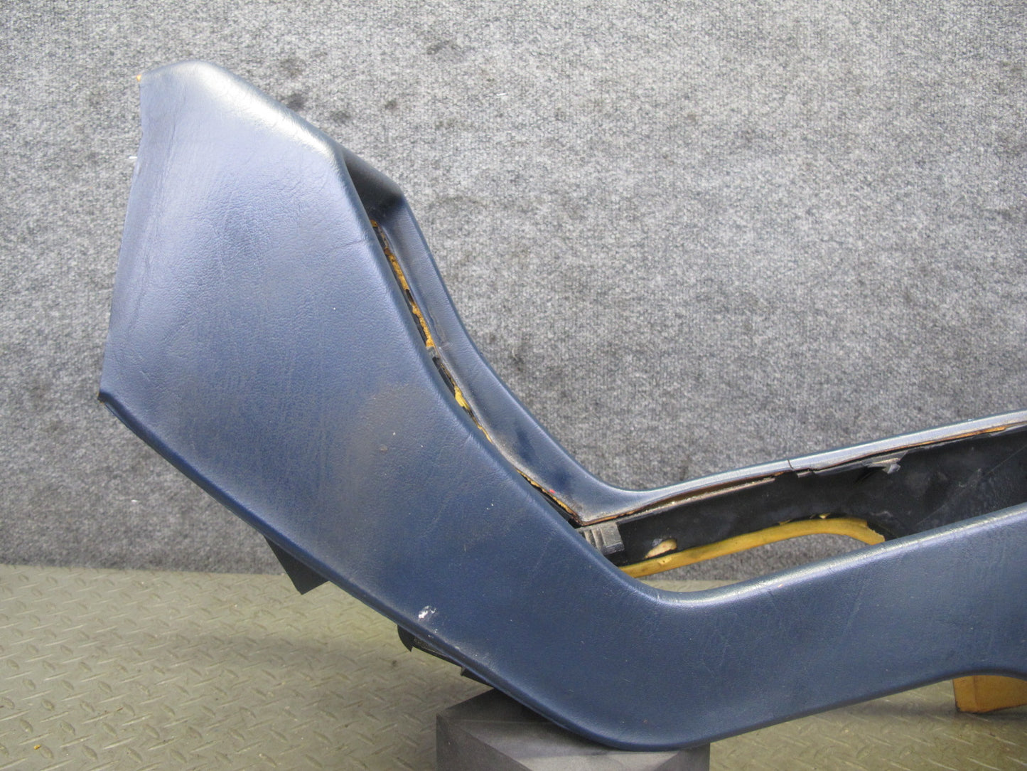 82-85 Mercedes W123 300D 240D Center Console Trim Panel Cover Blue OEM