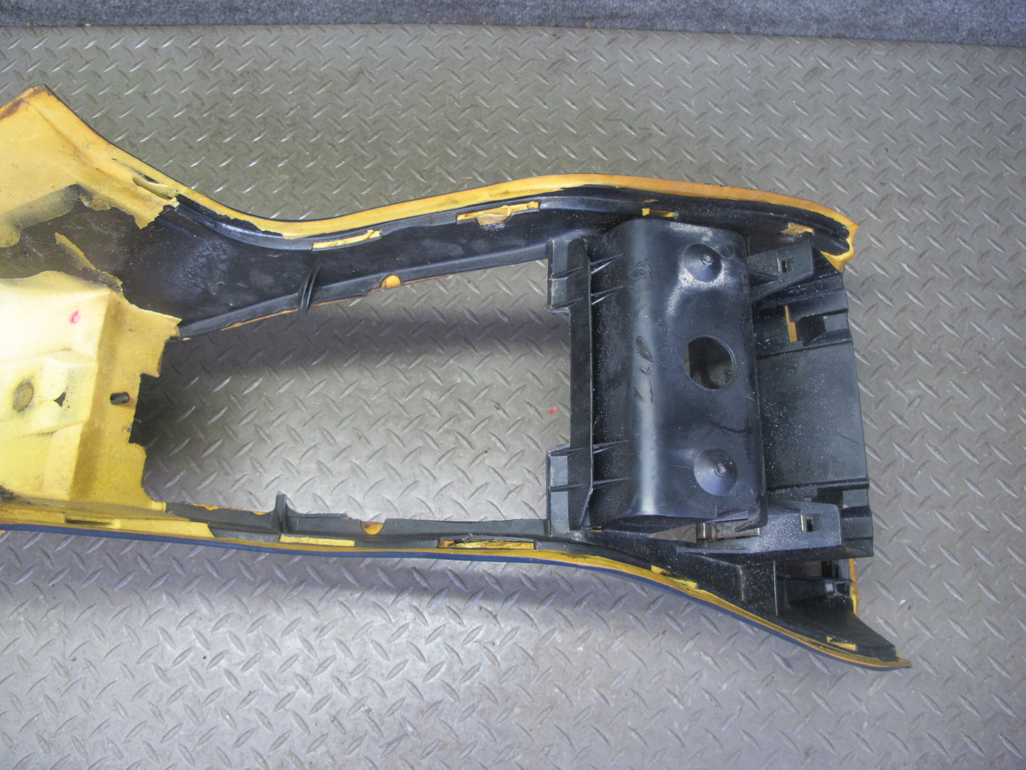 82-85 Mercedes W123 300D 240D Center Console Trim Panel Cover Blue OEM