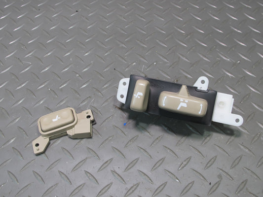 2003-2007 Lexus UZJ100L LX470 Front Left Seat Adjust Lumbar Control Switch Set