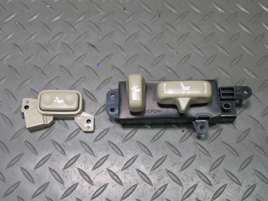 2003-2007 Lexus UZJ100L LX470 Front Right Seat Adjust Lumbar Control Switch Set