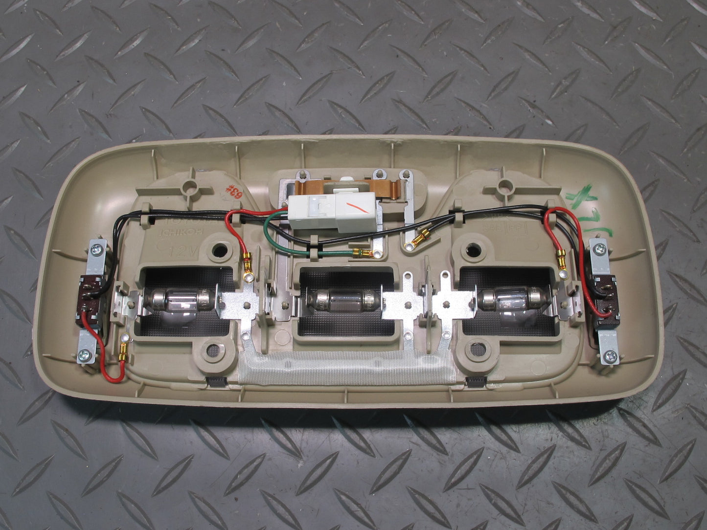 2003-2007 Lexus UZJ100L LX470 Upper Roof Overhead Console Dome Light Lamp Set