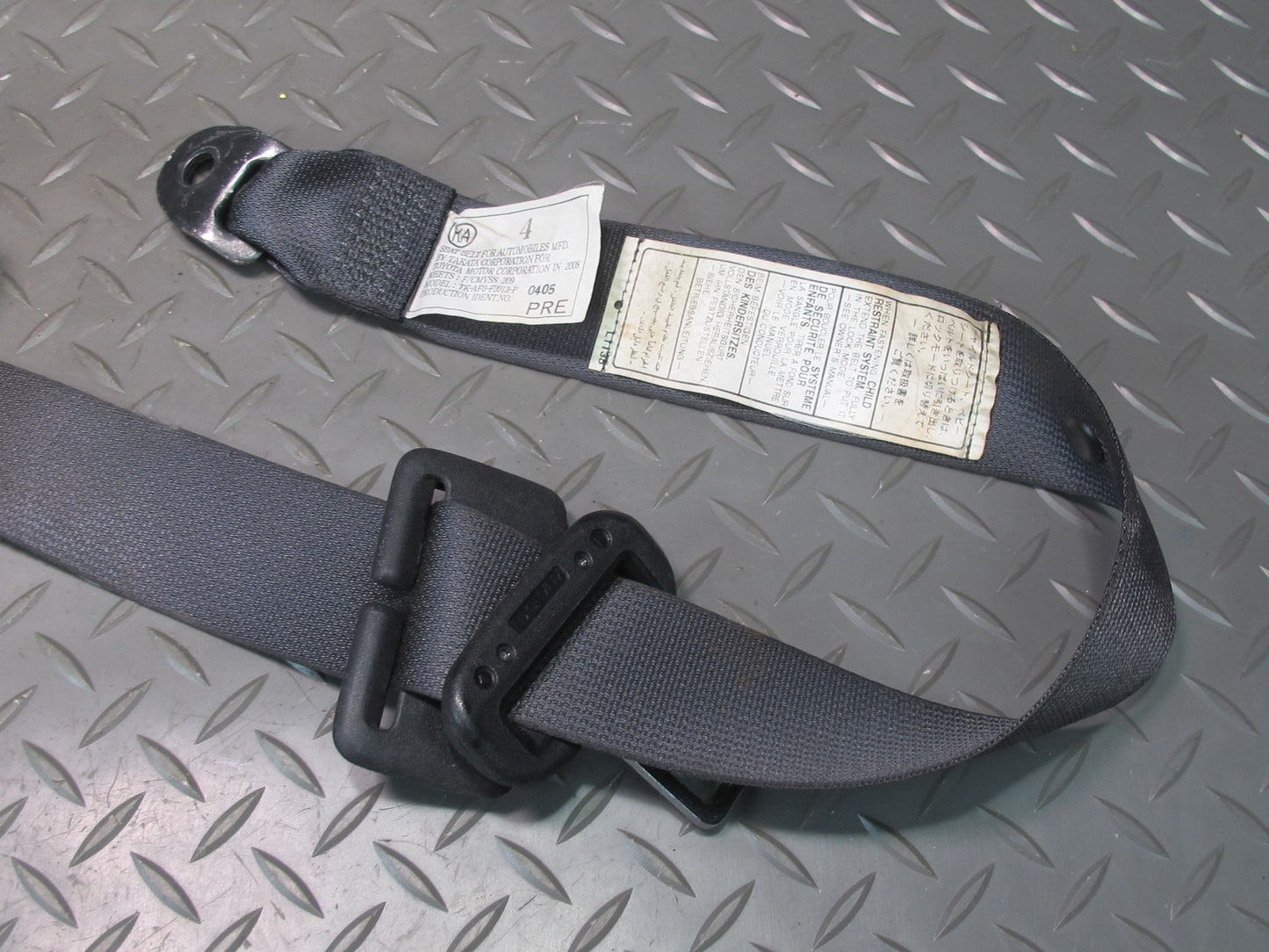 08 LEXUS USE20L IS-F REAR LEFT RIGHT SEATBELT RETRACTOR SET OEM