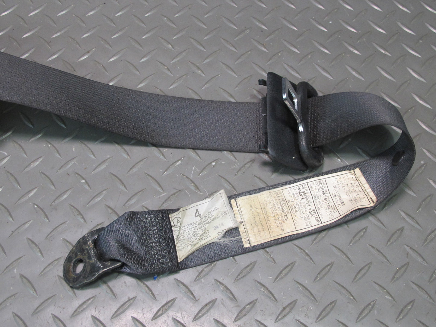 08 LEXUS USE20L IS-F REAR LEFT RIGHT SEATBELT RETRACTOR SET OEM