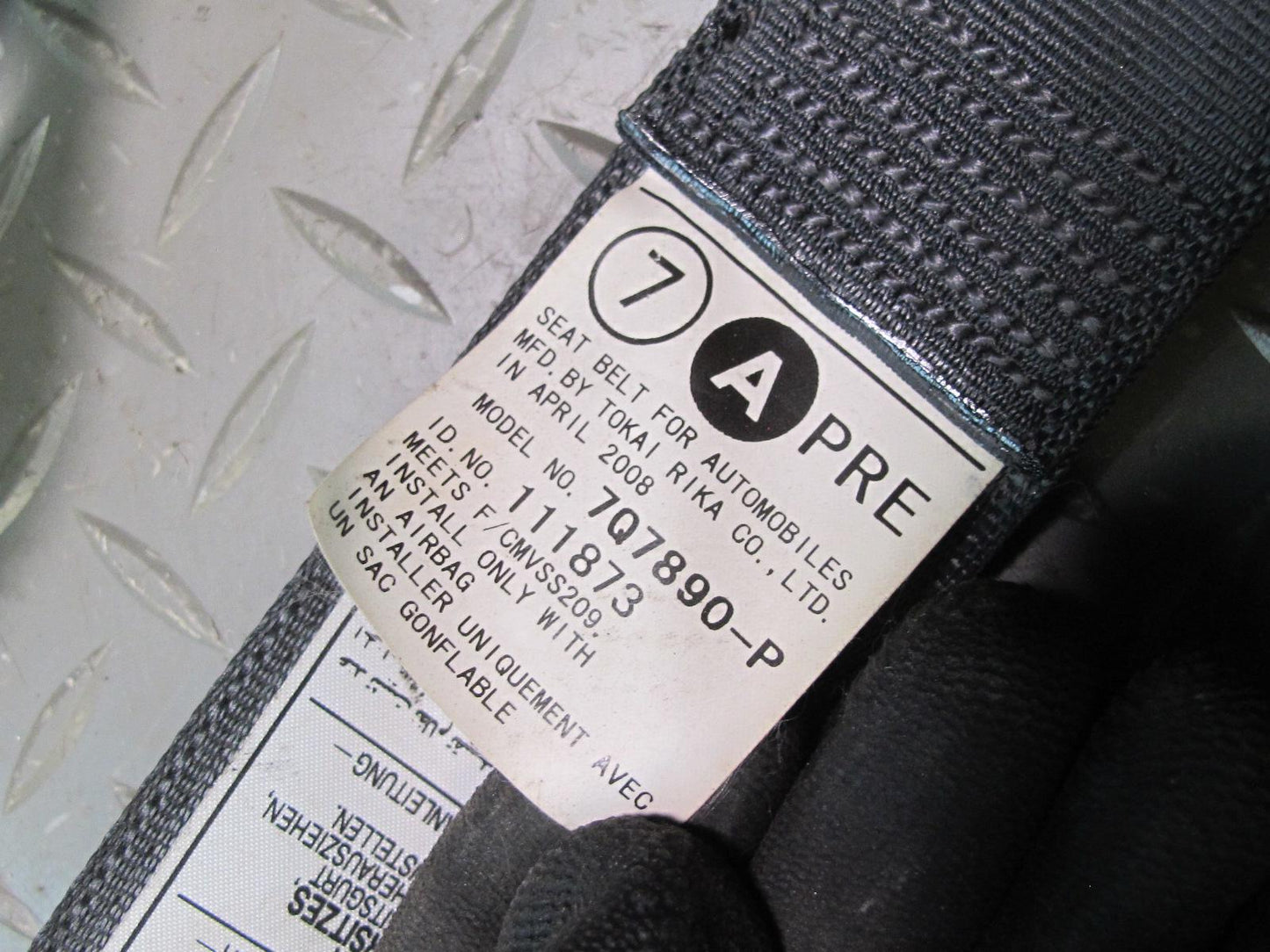 2008 LEXUS USE20L IS-F FRONT LEFT RIGHT SEATBELT RETRACTOR SET OEM