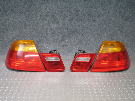 01-03 BMW E46 330Ci Convertible Set of 4 Rear Outer & Inner Tail Light Lamp
