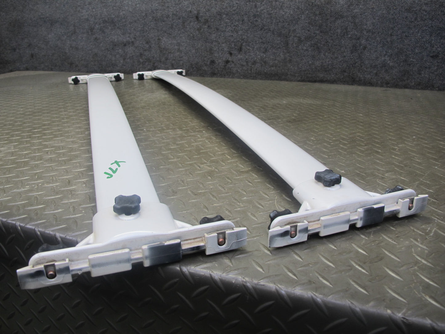 2003-2007 Lexus J100 LX470 Left & Right Roof Luggage Rack Rail Cross Bar Set