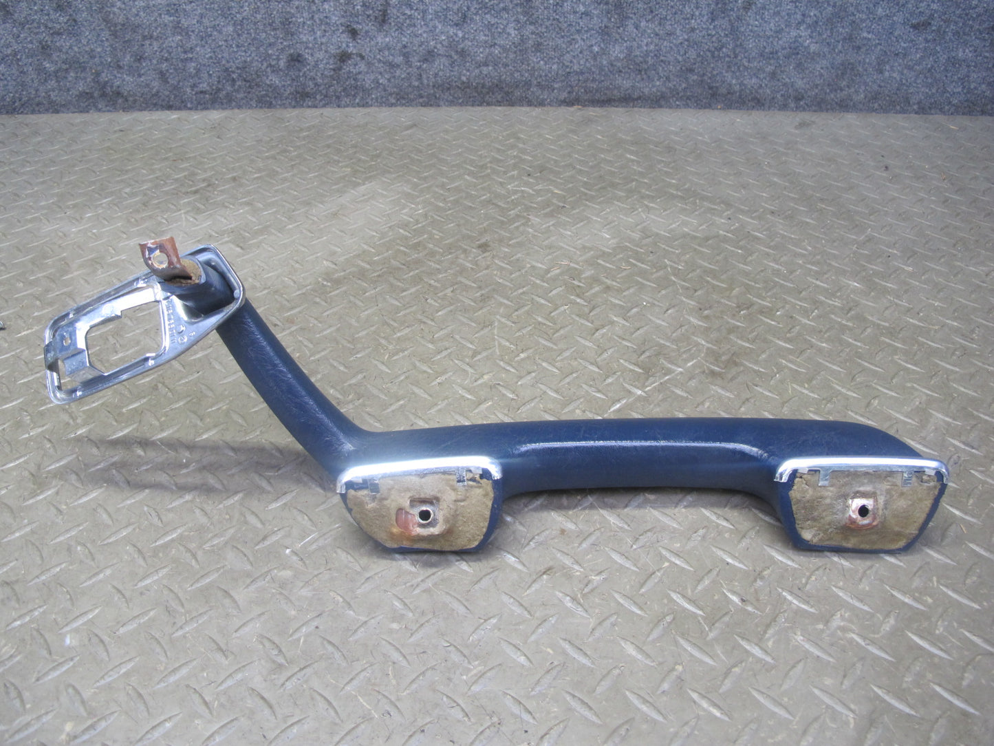 82-85 Mercedes W123 Sedan Set of 2 Rear Door Interior Trim Cover Panel Blue OEM