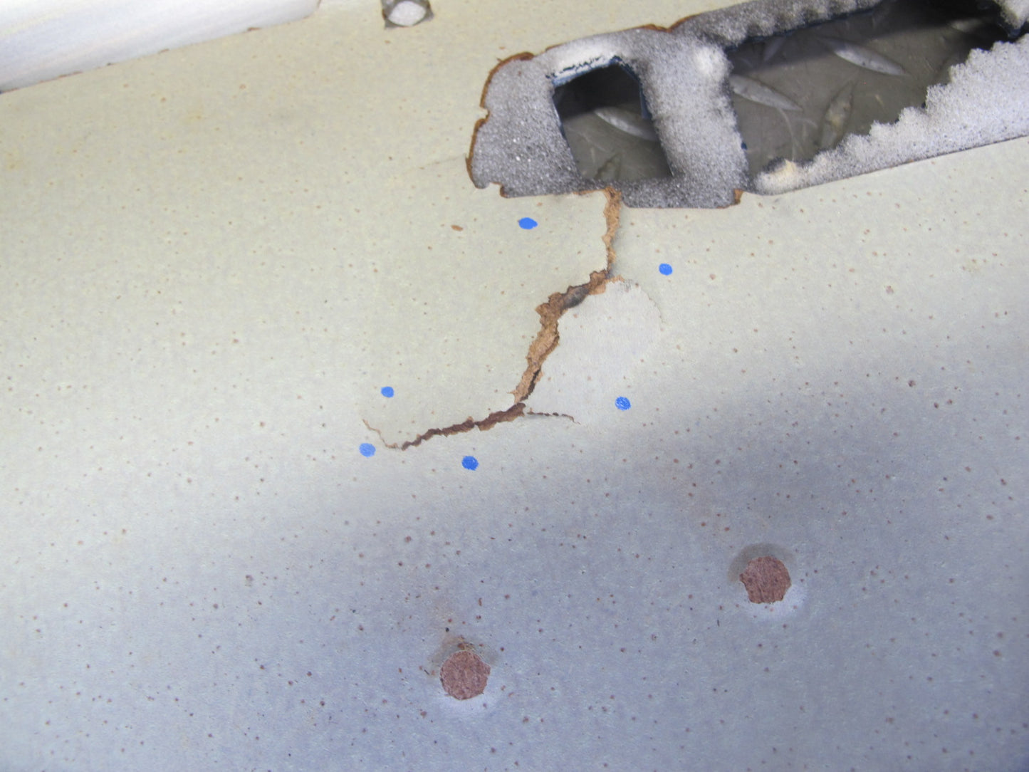 82-85 Mercedes W123 Sedan Set of 2 Rear Door Interior Trim Cover Panel Blue OEM