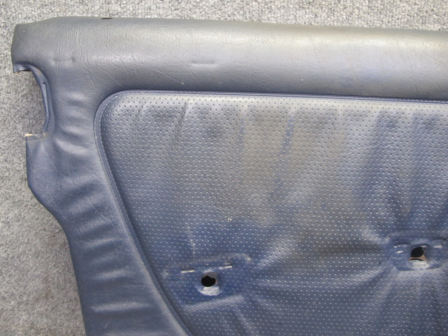 82-85 Mercedes W123 Sedan Front Left Right Door Interior Trim Cover Blue Set OEM