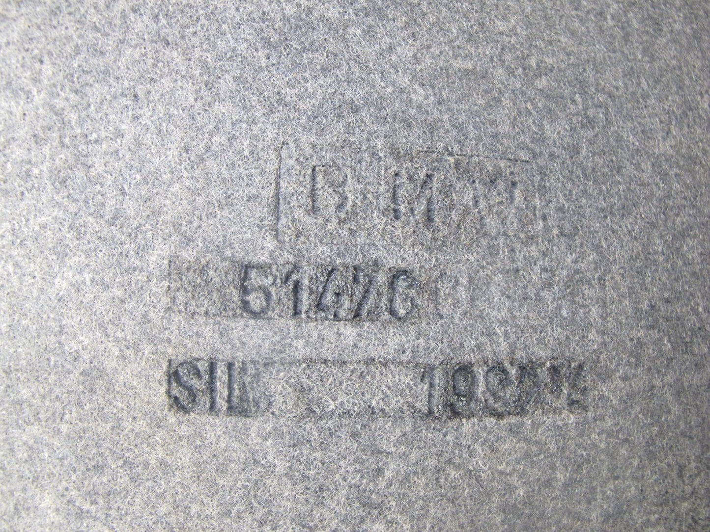 94-99 BMW E36 325iC 328iC Convertible Rear Trunk Carpet Liner Trim Cover OEM