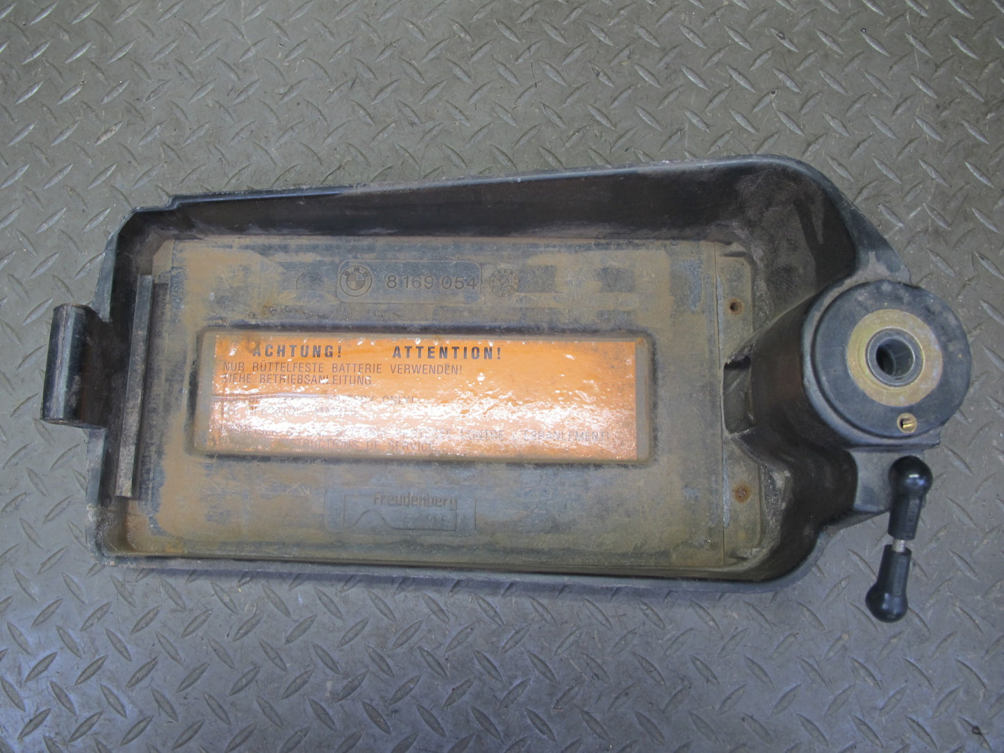 94-99 BMW E36 328iC Convertible Battery Tray Vibration Absorber Bracket OEM