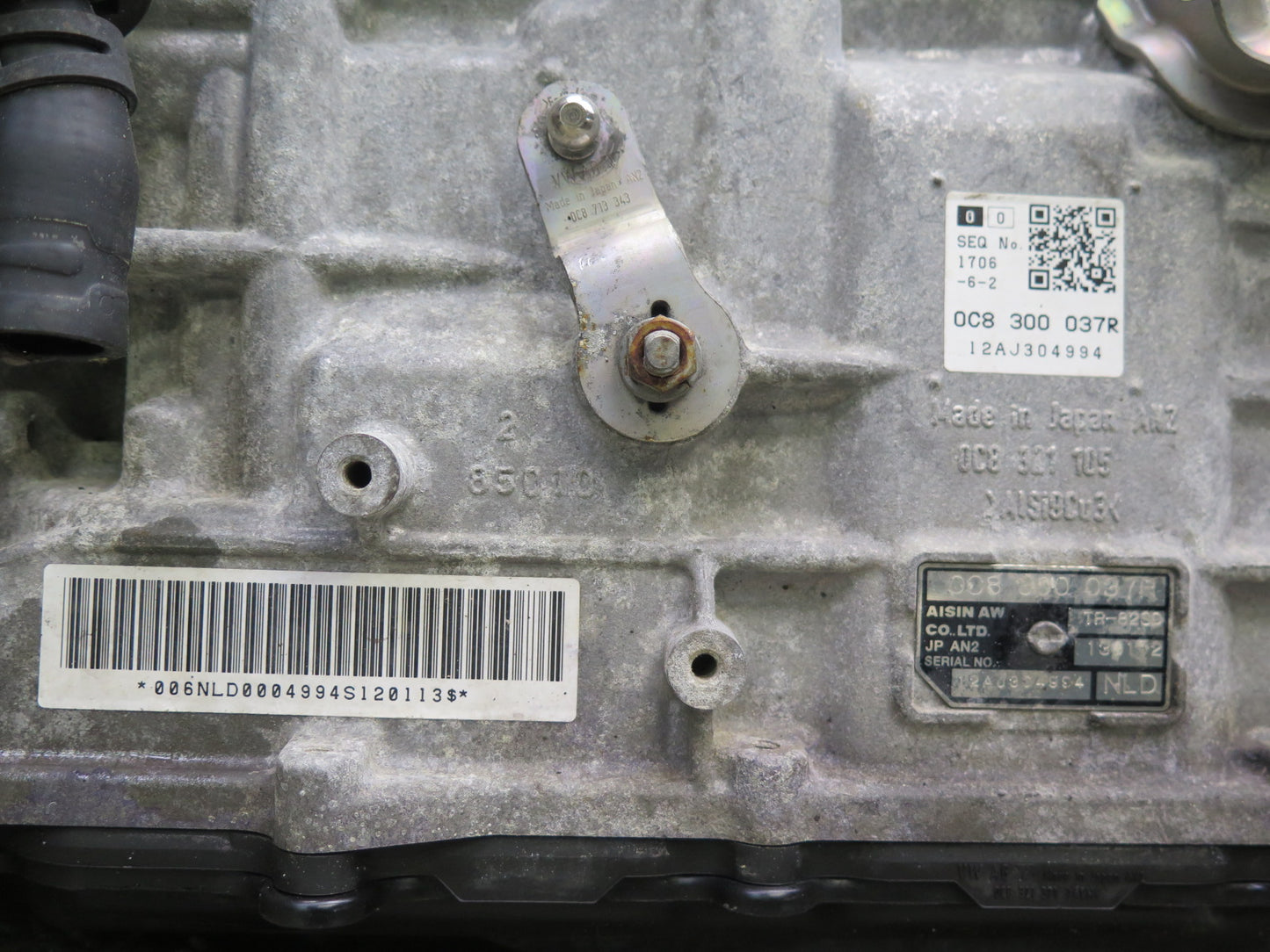 12-18 Porsche Cayenne 958 4.8L Turbo AWD A48.54 TR-82SD Auto Transmission 67K