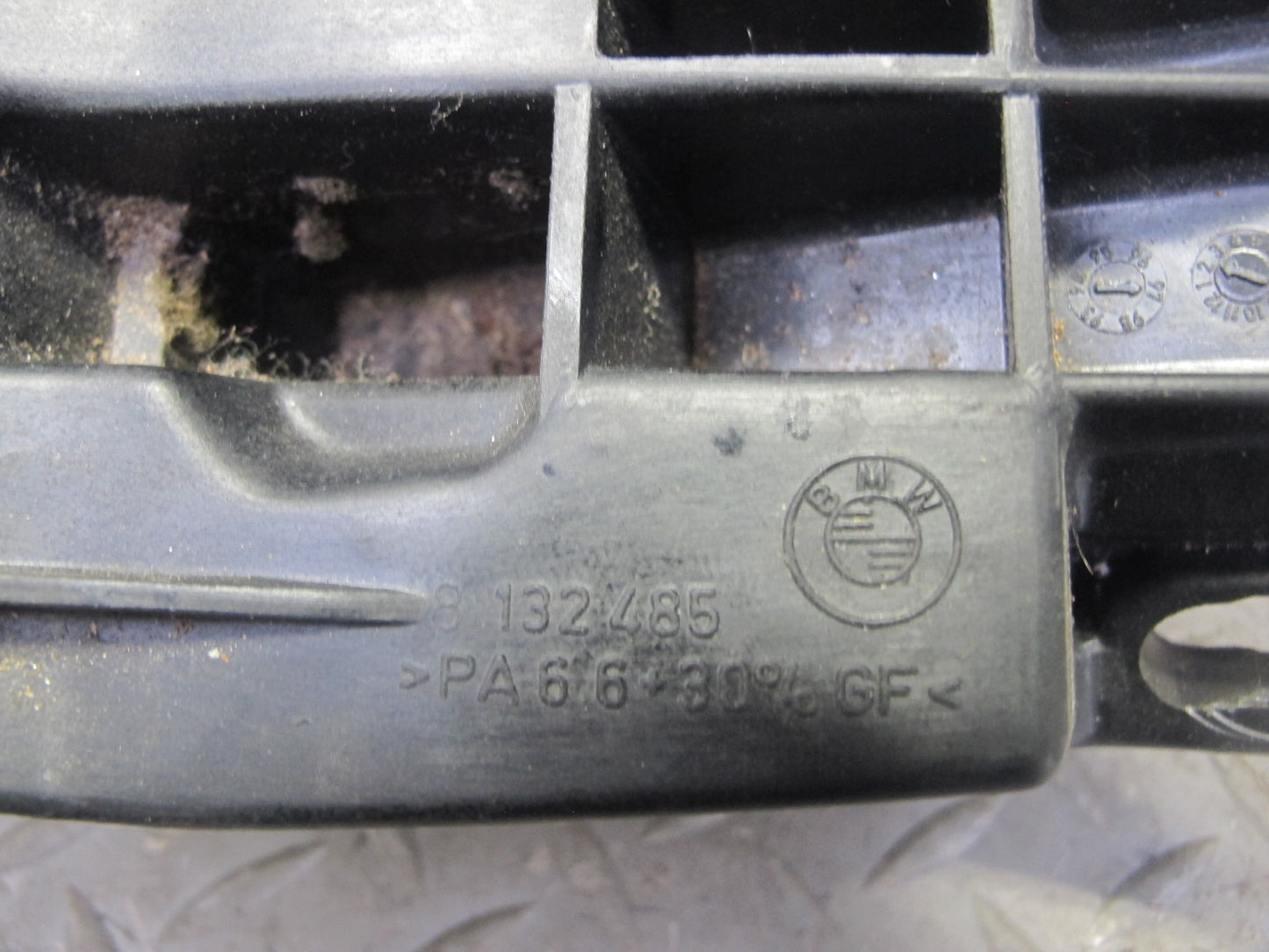 94-99 BMW E36 325iC 328iC Convertible Center Console Leather Armrest Gray OEM