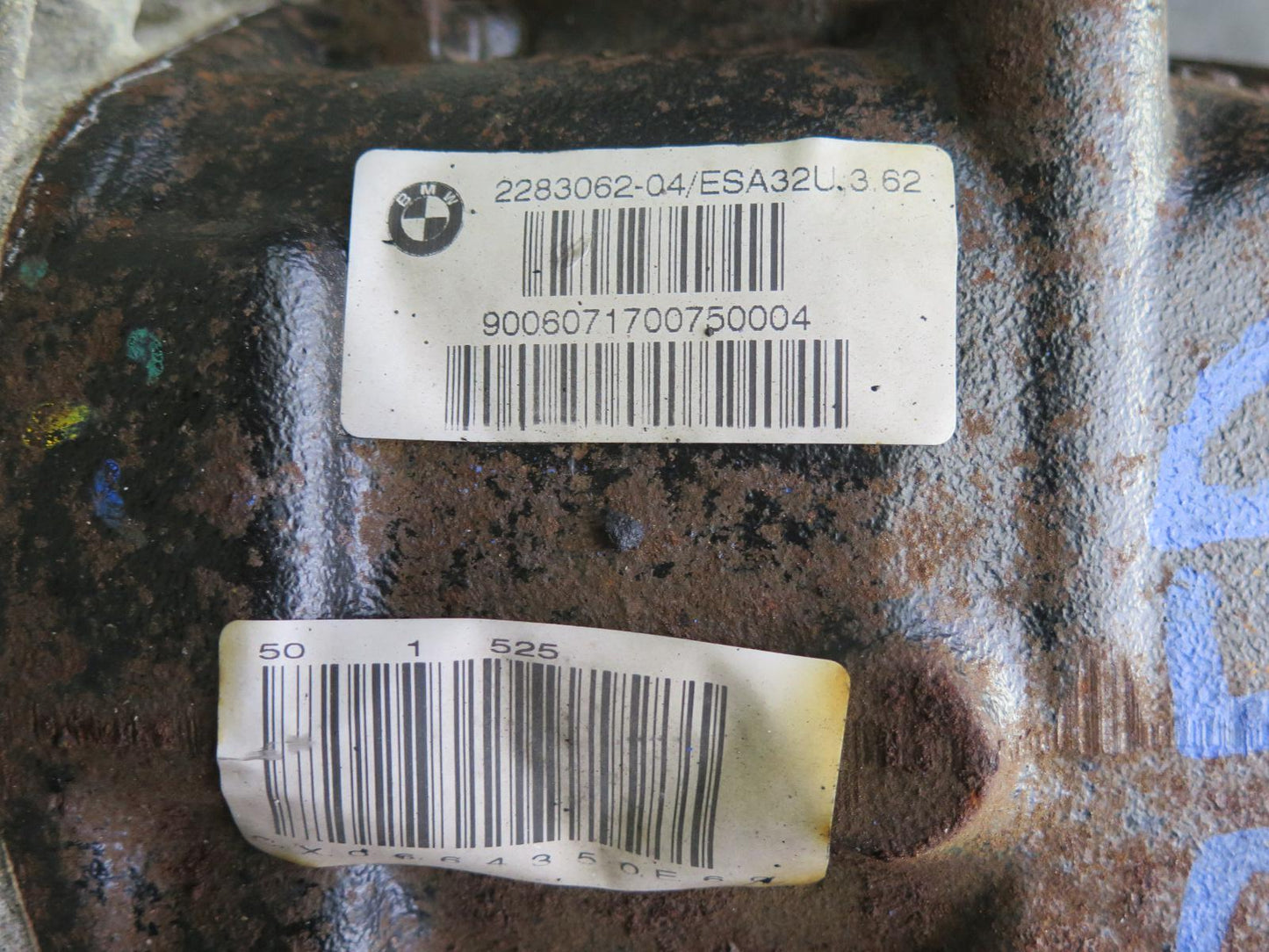 2006-2010 BMW E60 M5 SMG LSD Rear Differential Carrier 3.62 Ratio 2283062 55k