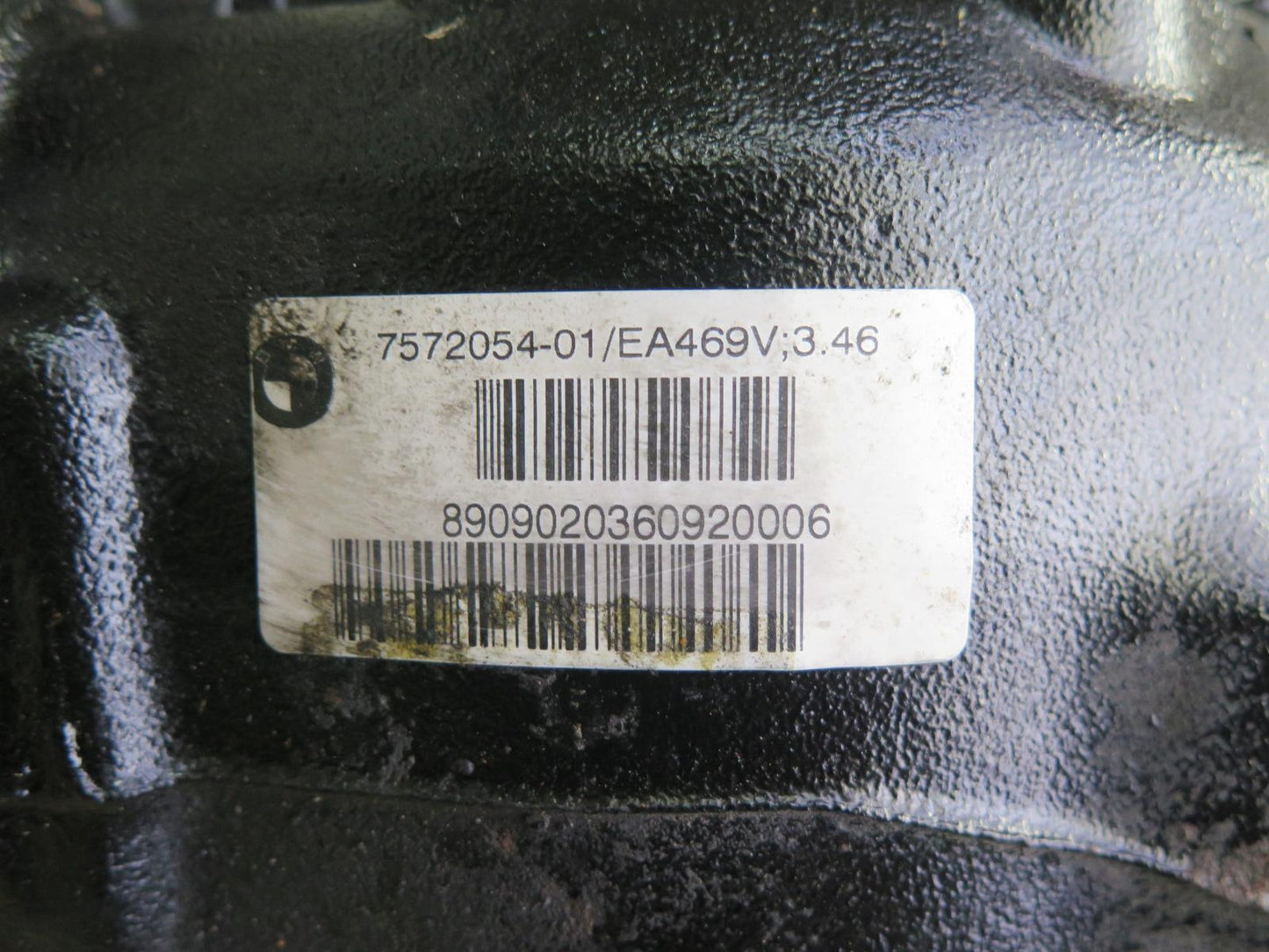 07-13 BMW E90 E92 E93 335i A/T Rear Axle Differential Carrier 3.46 Ratio 64K OEM