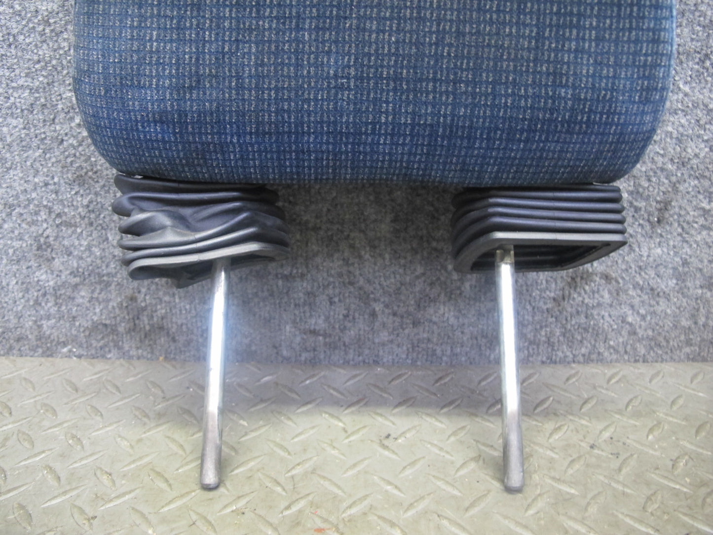 85-89 Toyota MR2 AW15 Set of 2 Front Left & Right Velour Seat Headrest Blue OEM