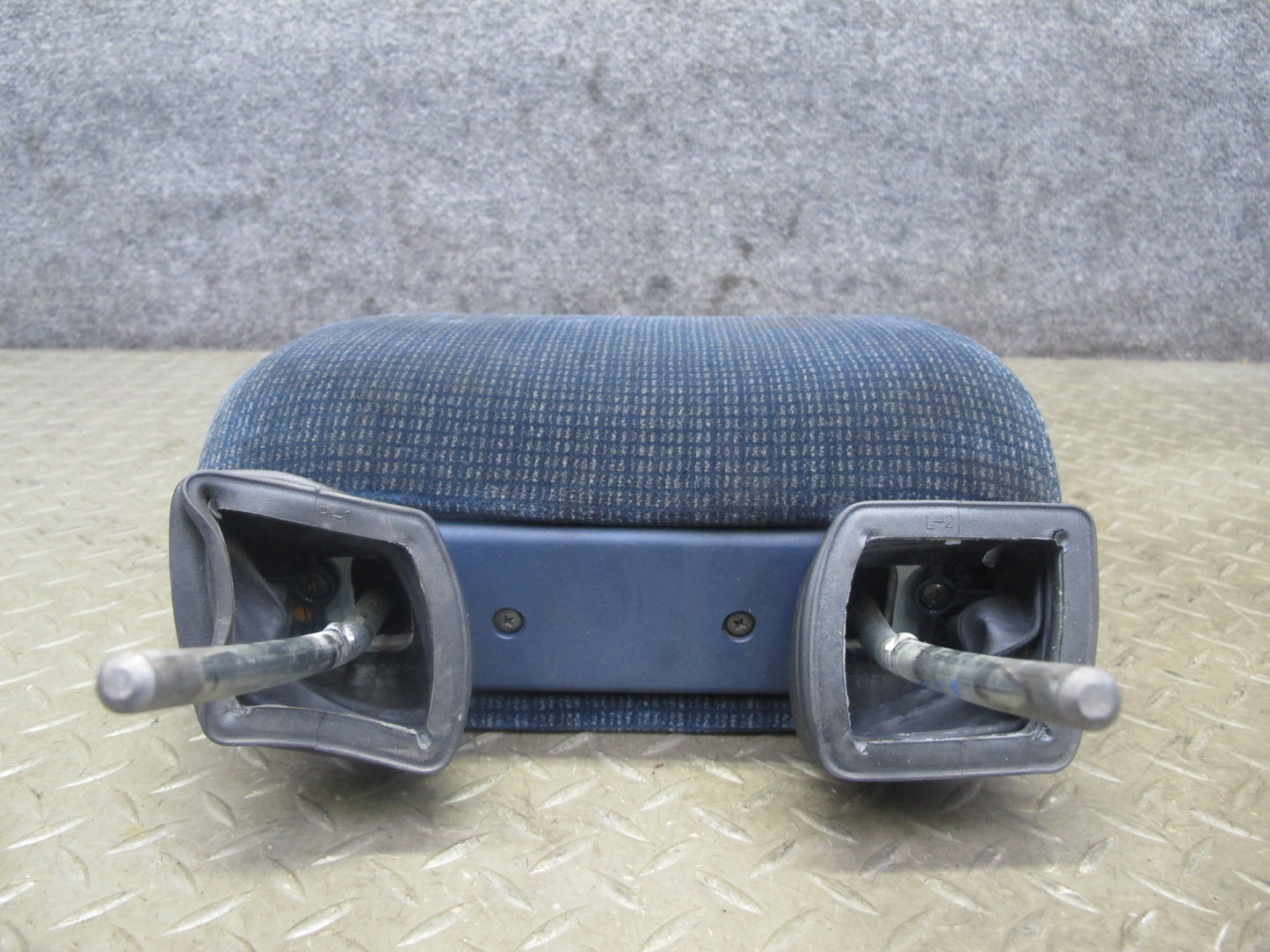 85-89 Toyota MR2 AW15 Set of 2 Front Left & Right Velour Seat Headrest Blue OEM