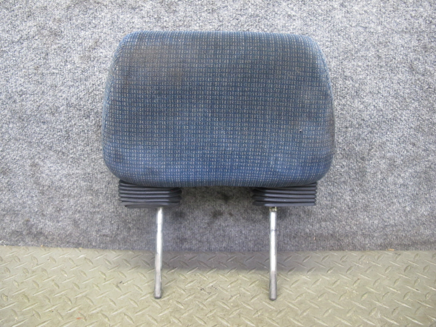 85-89 Toyota MR2 AW15 Set of 2 Front Left & Right Velour Seat Headrest Blue OEM