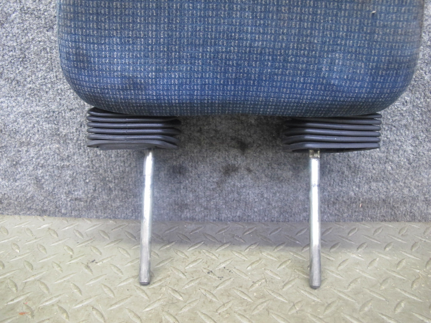 85-89 Toyota MR2 AW15 Set of 2 Front Left & Right Velour Seat Headrest Blue OEM