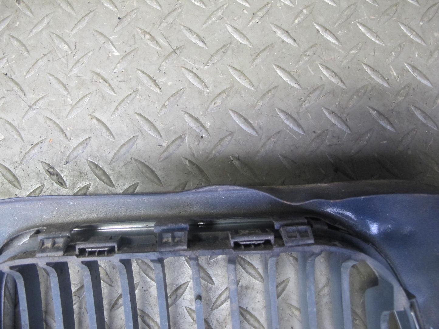 97-99 BMW E36 328ic Front Nose Panel Cover Blue w Kindley Grille Assembly OEM