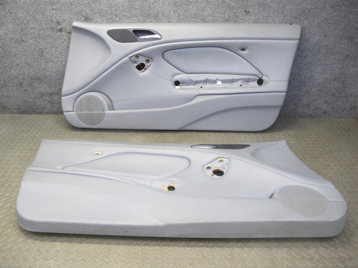 01-06 BMW E46 330Ci Coupe Convertible Set of 2 Left & Right Door Trim Panel OEM