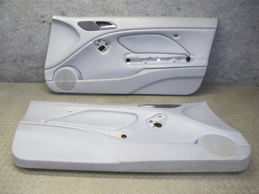 01-06 BMW E46 330Ci Coupe Convertible Set of 2 Left & Right Door Trim Panel OEM