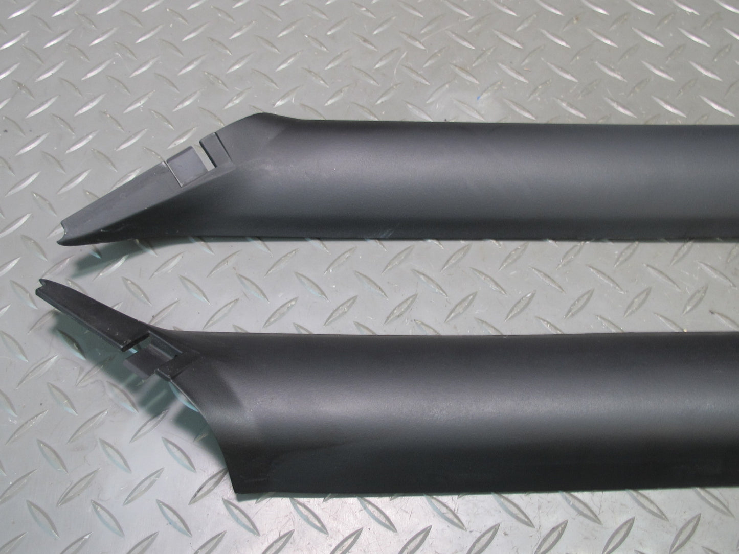 96-02 BMW E36/7 Z3 Roadster Set of 2 Front A Pillar Trim Cover Panel Black OEM