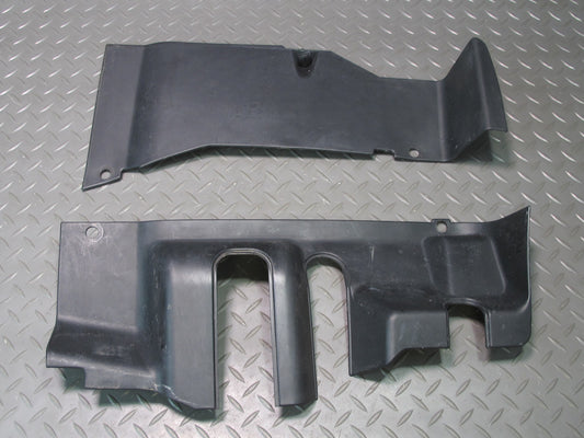 96-02 BMW E36/7 Z3 Set of 2 Left & Right Under Dash Trim Panel Black OEM