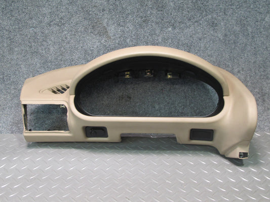 96-02 BMW E36/7 Z3 Dash Speedo Instrument Cluster Trim Cover Panel Beige OEM