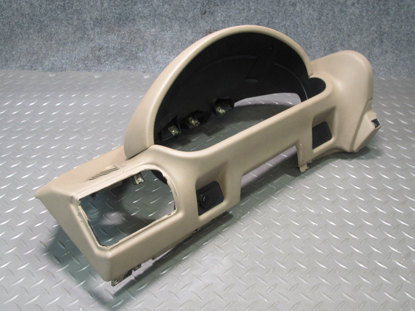 96-02 BMW E36/7 Z3 Dash Speedo Instrument Cluster Trim Cover Panel Beige OEM