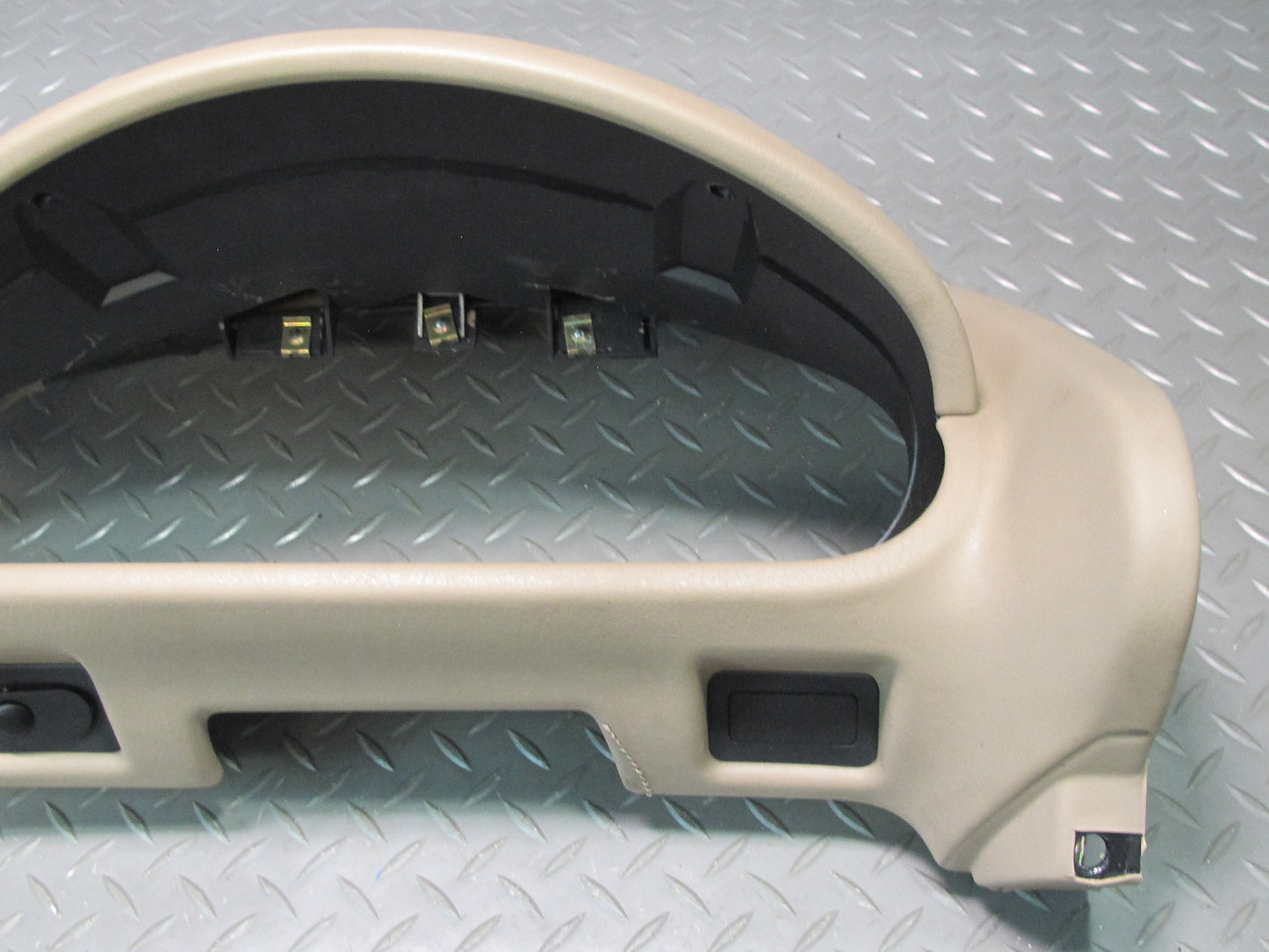 96-02 BMW E36/7 Z3 Dash Speedo Instrument Cluster Trim Cover Panel Beige OEM