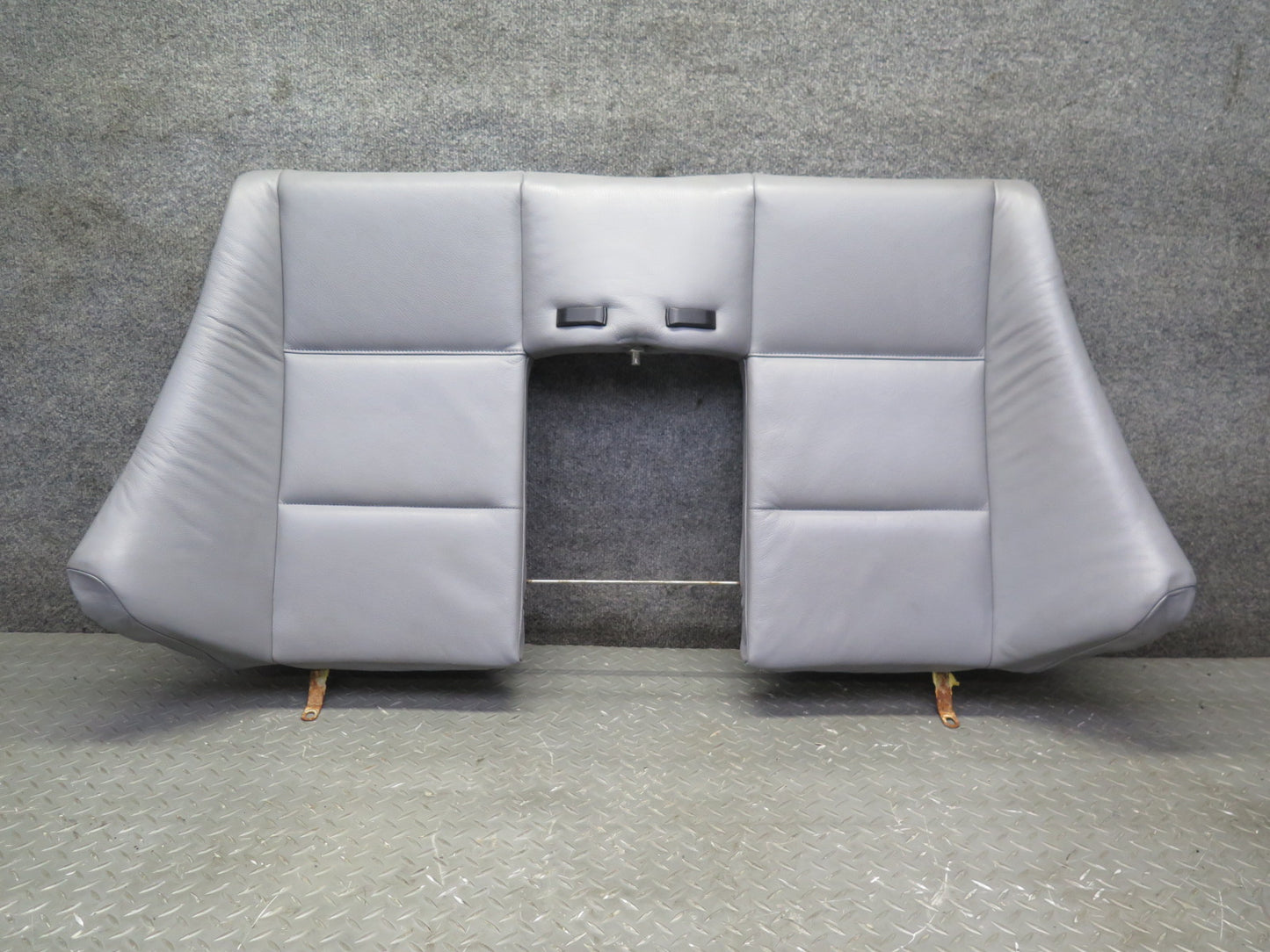 01-06 BMW E46 330ci Convertible Rear Seat Upper Leather Cushion Gray OEM