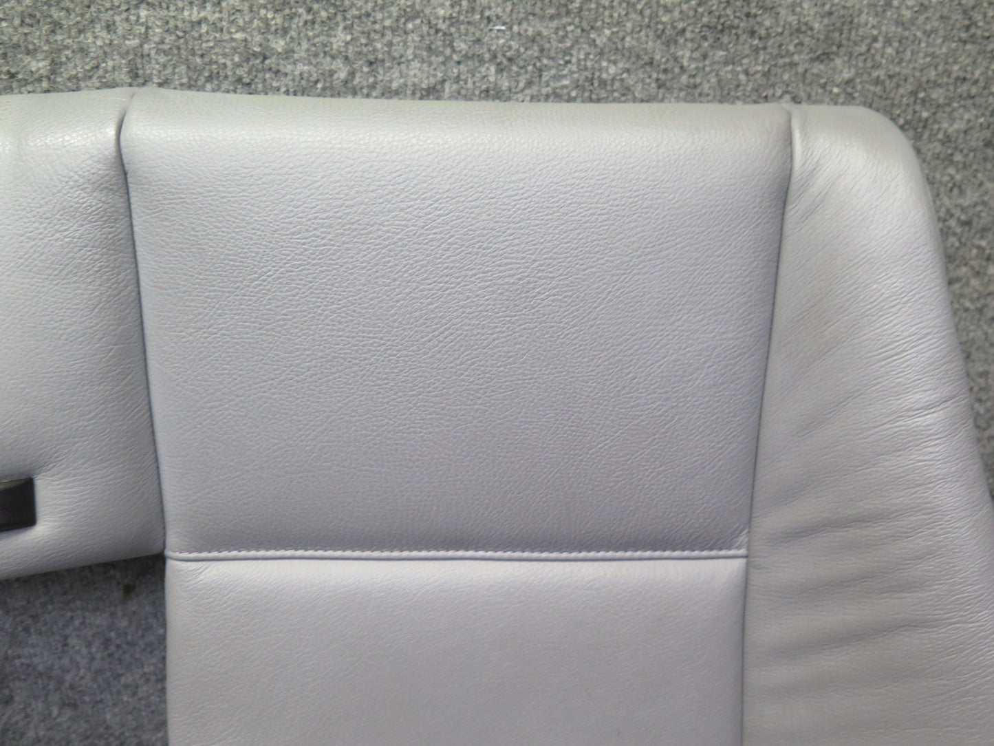 01-06 BMW E46 330ci Convertible Rear Seat Upper Leather Cushion Gray OEM