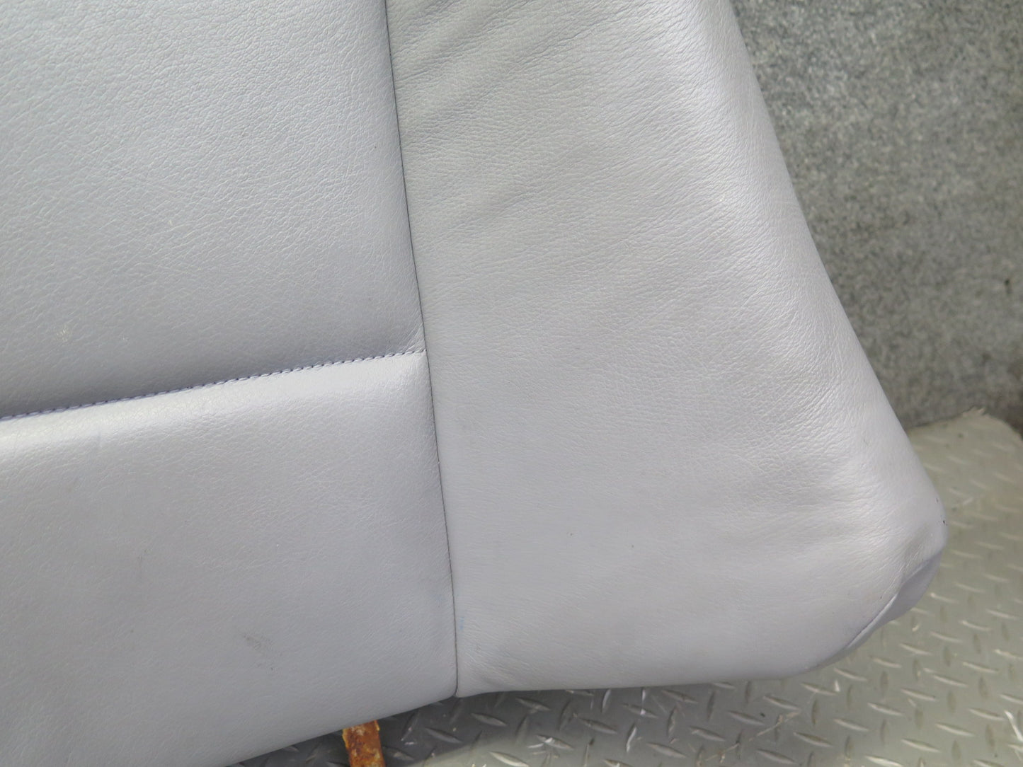 01-06 BMW E46 330ci Convertible Rear Seat Upper Leather Cushion Gray OEM
